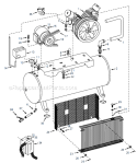 Page A Diagram and Parts List for CI103129HPMS 1997 Campbell Hausfeld Compressor
